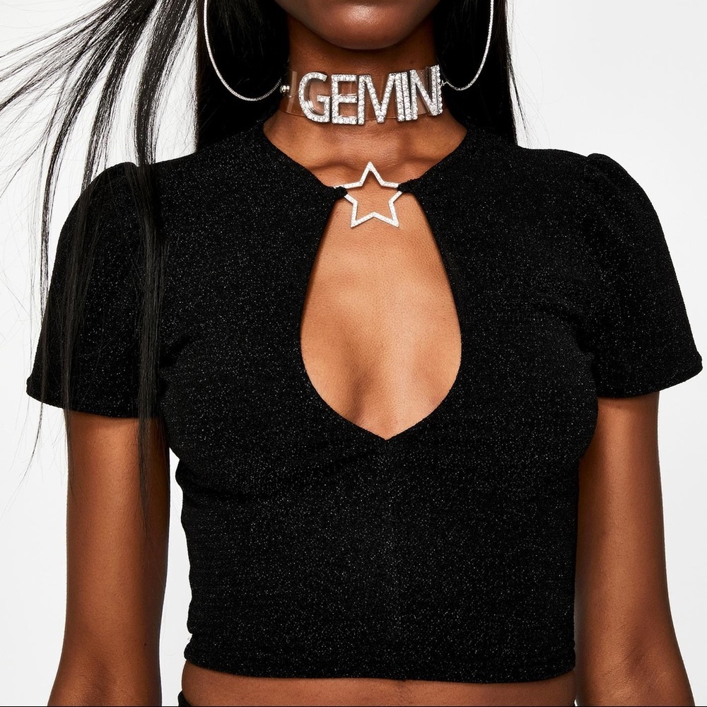 Dolls Kill Horoscopez Crop Top